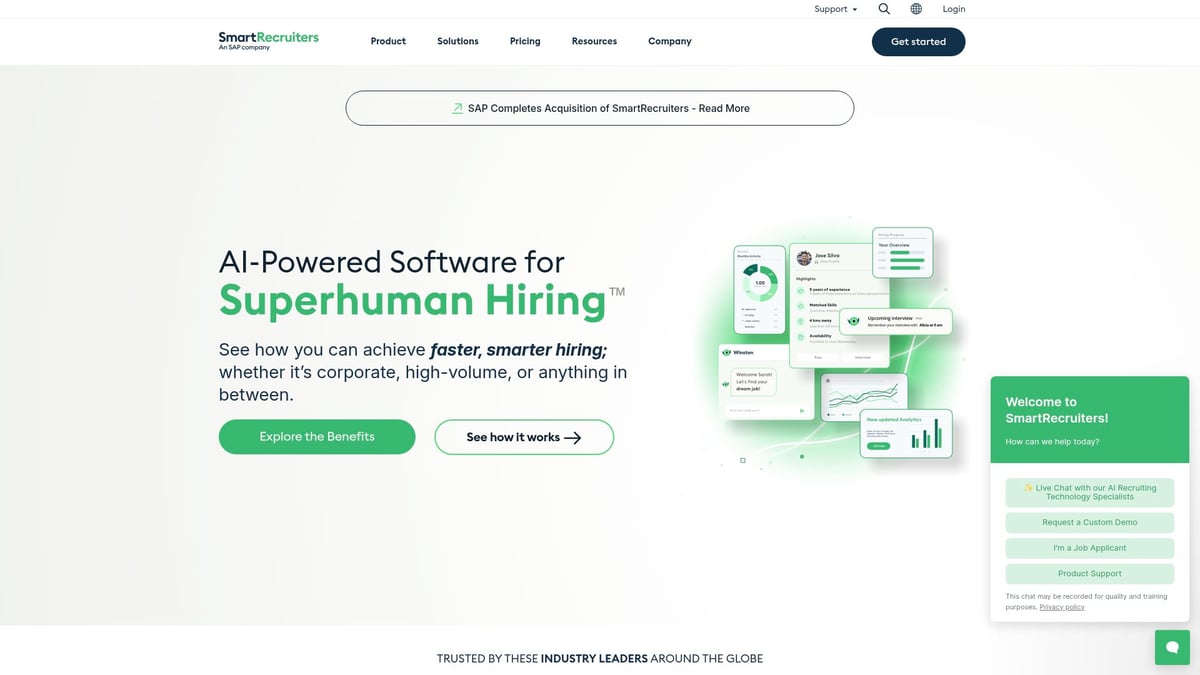 9 Essential Applicant Tracking Software Online Picks for 2026 - SmartRecruiters
