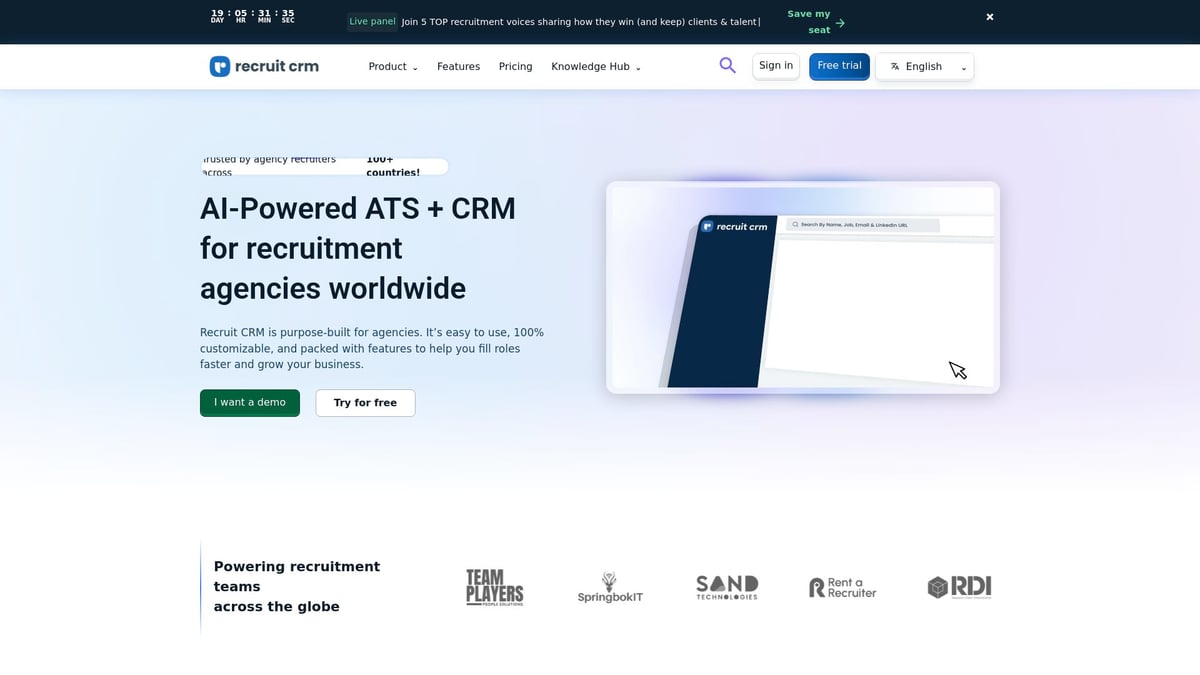 8 Best Recruitment Software Free Options for 2026 - Recruit CRM – Never-Expiring Free ATS for Agencies