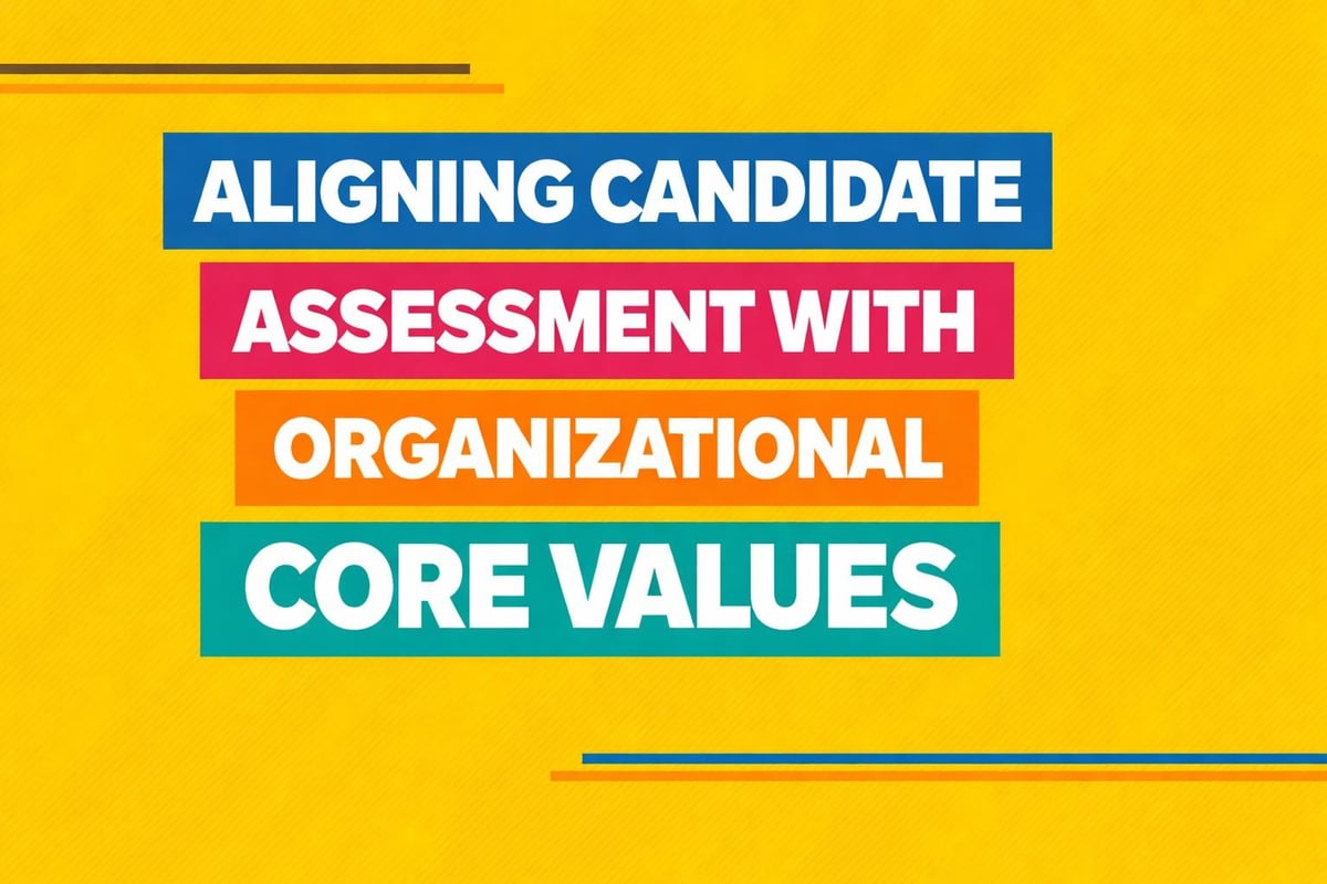 Values-based hiring framework