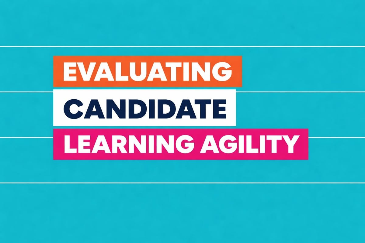 Learning agility assessment