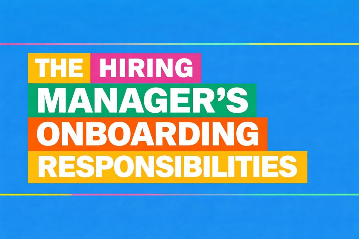 New hire onboarding roadmap