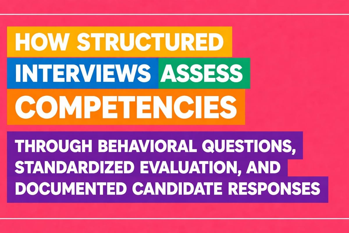 Competency-based interview framework
