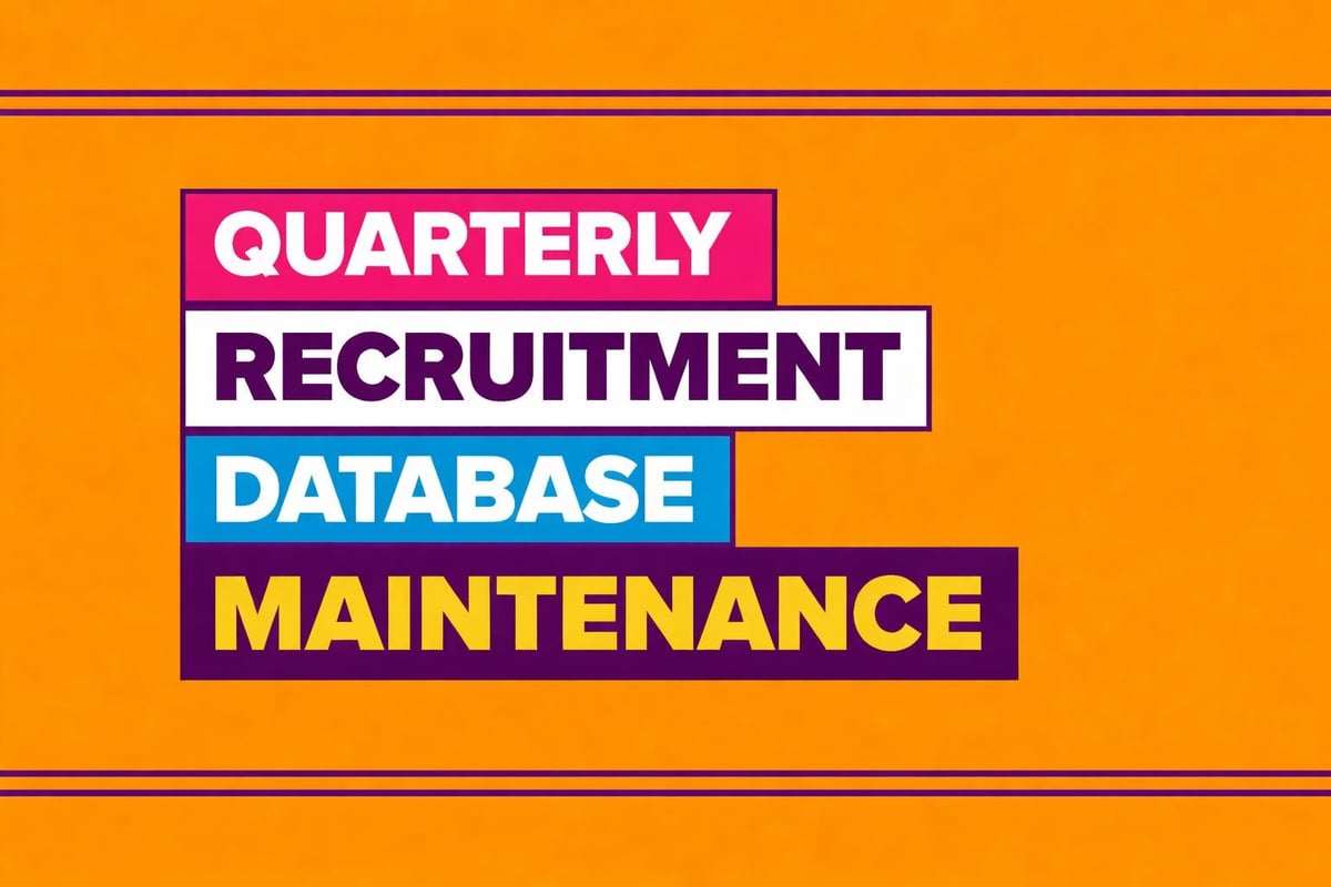 Database maintenance workflow