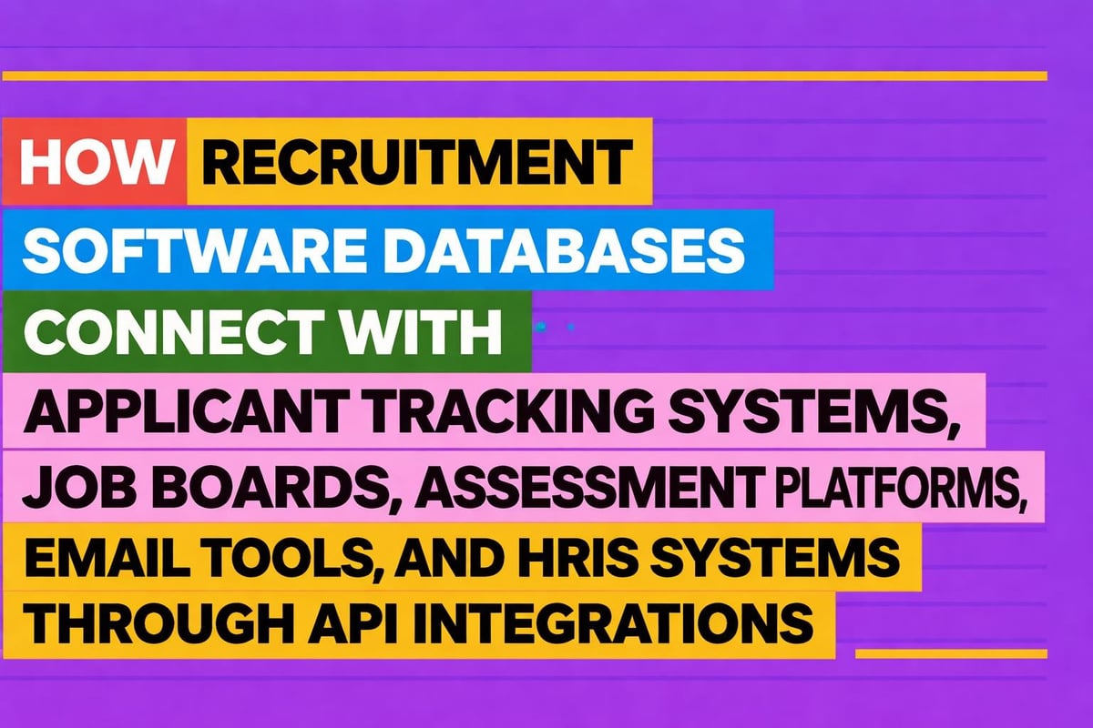 Recruitment software integrations
