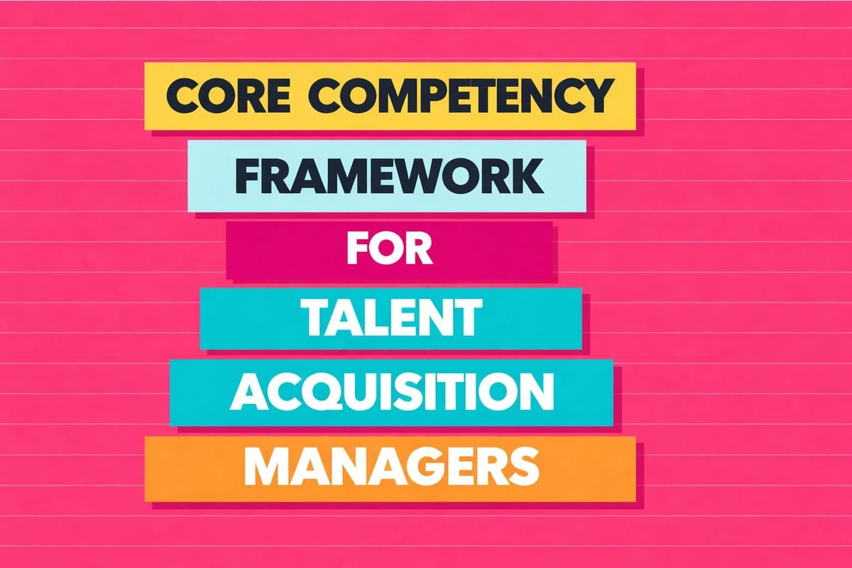 Talent acquisition manager competencies