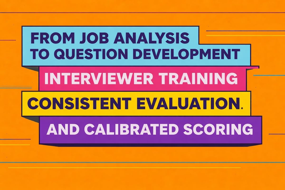 Structured interview components