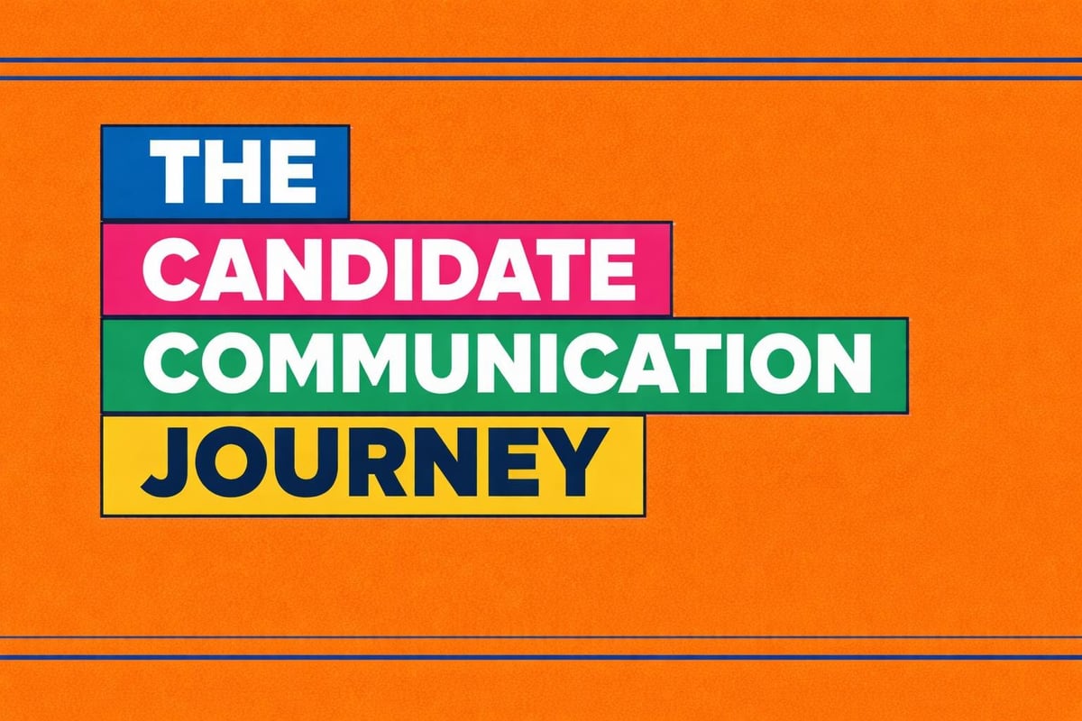 Communication timeline in recruitment