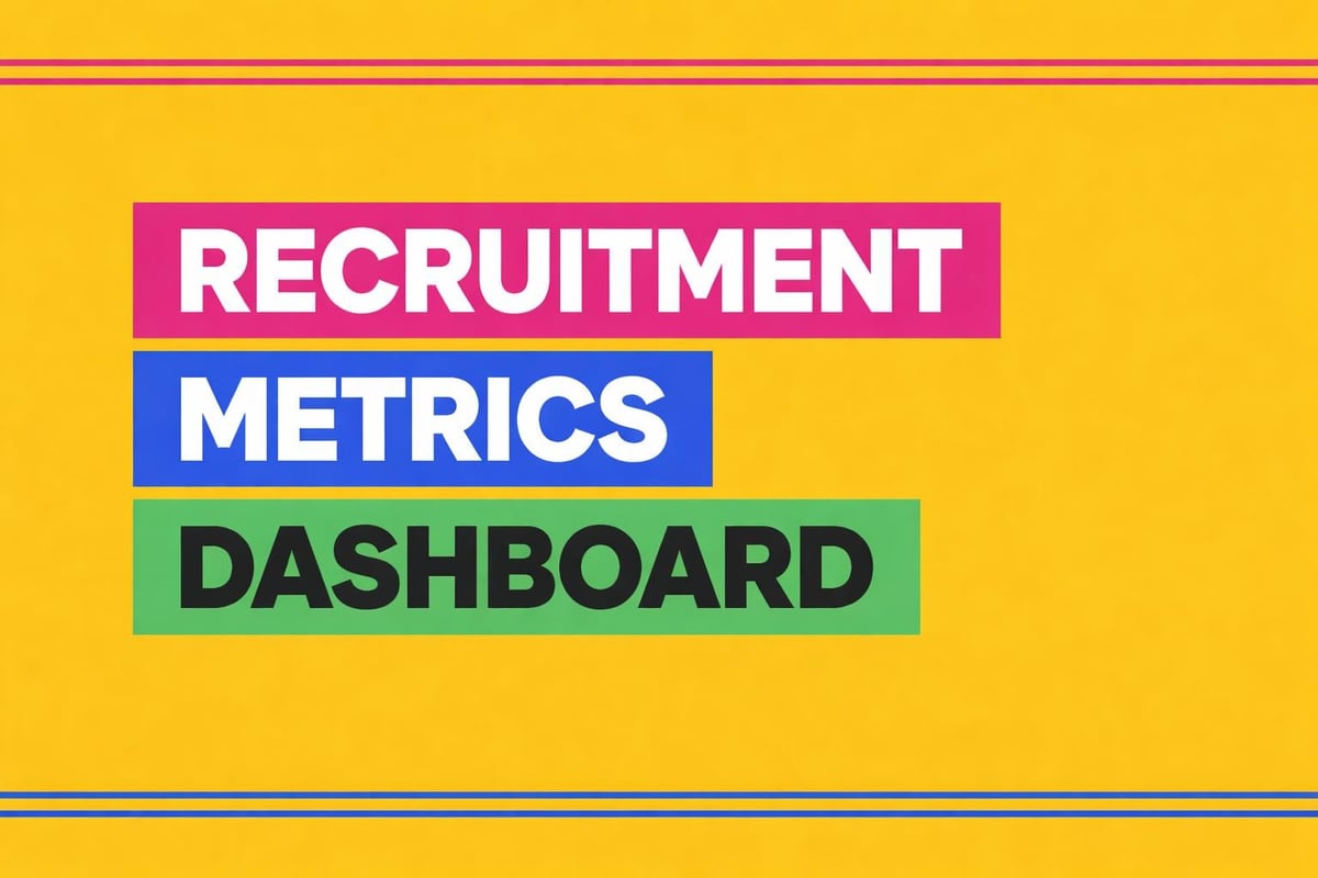 Recruitment analytics dashboard