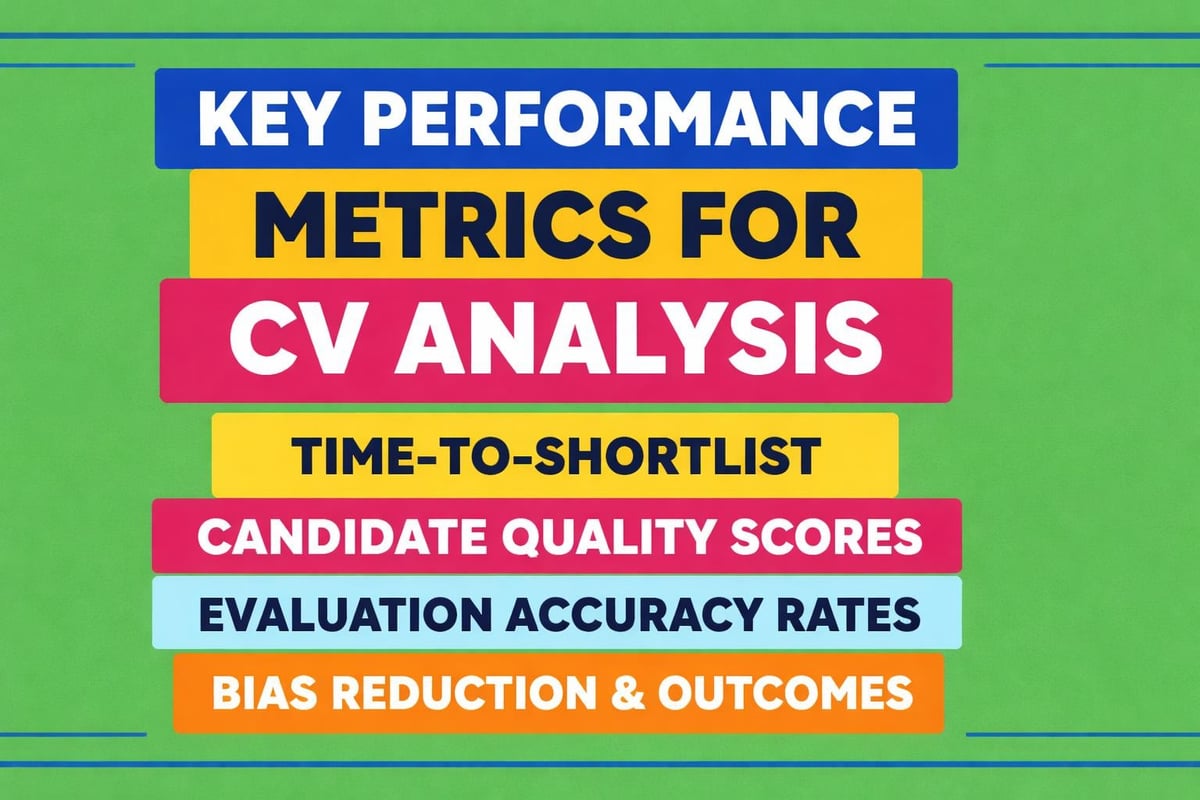 CV analysis metrics dashboard
