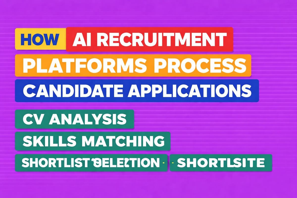 AI recruitment technology workflow