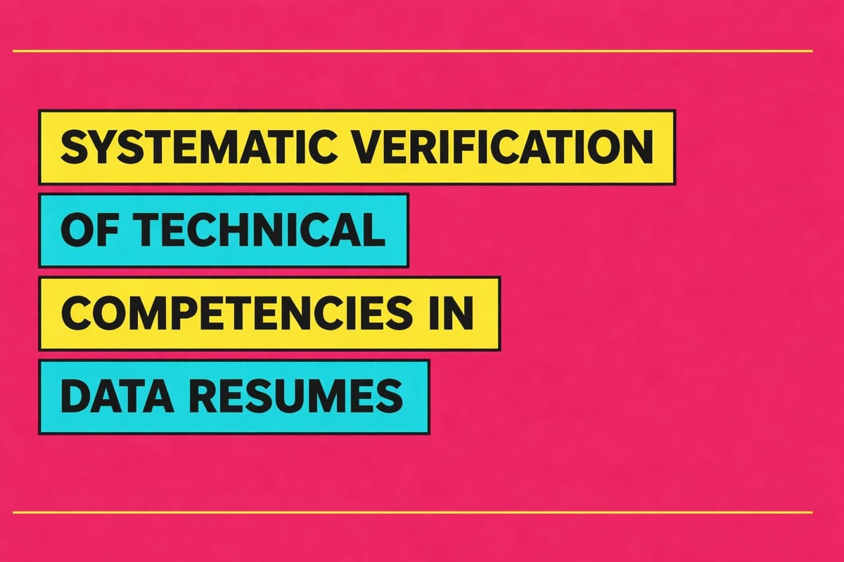 Technical skills verification process