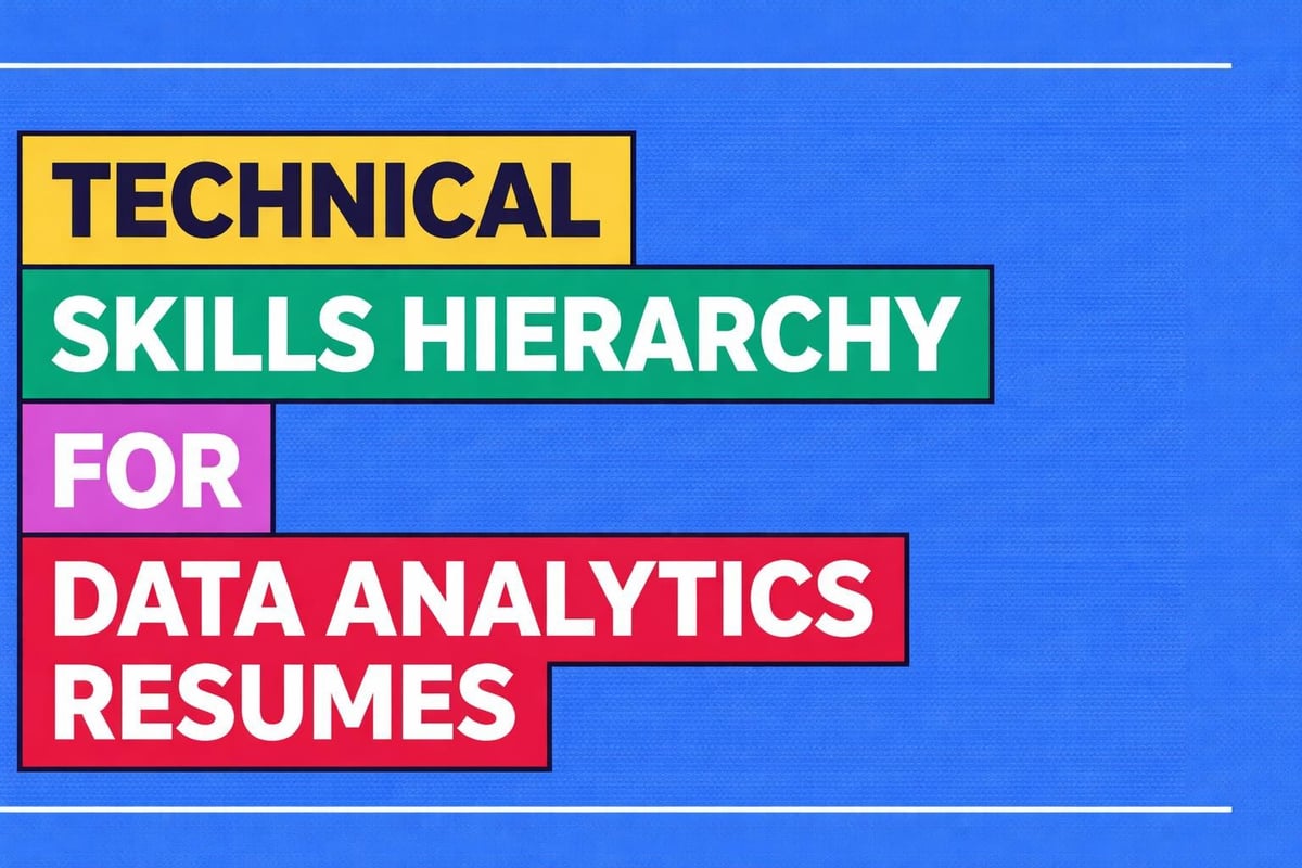 Essential technical skills on data analytics resumes