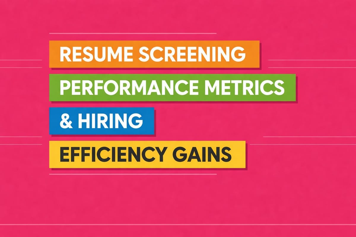 Resume screener analytics dashboard