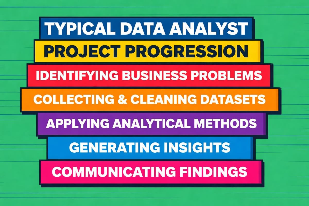 Data analysis project workflow from problem to solution