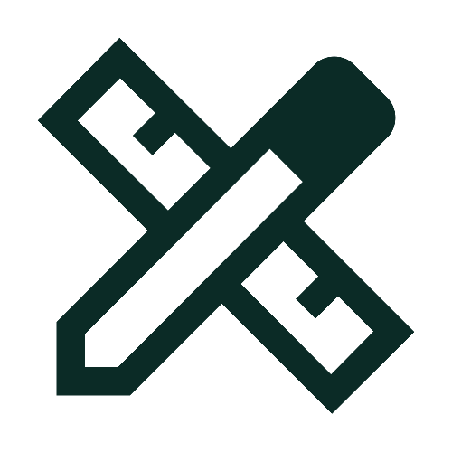 pencil and ruler icon