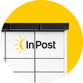 Paczkomat impostu z logiem