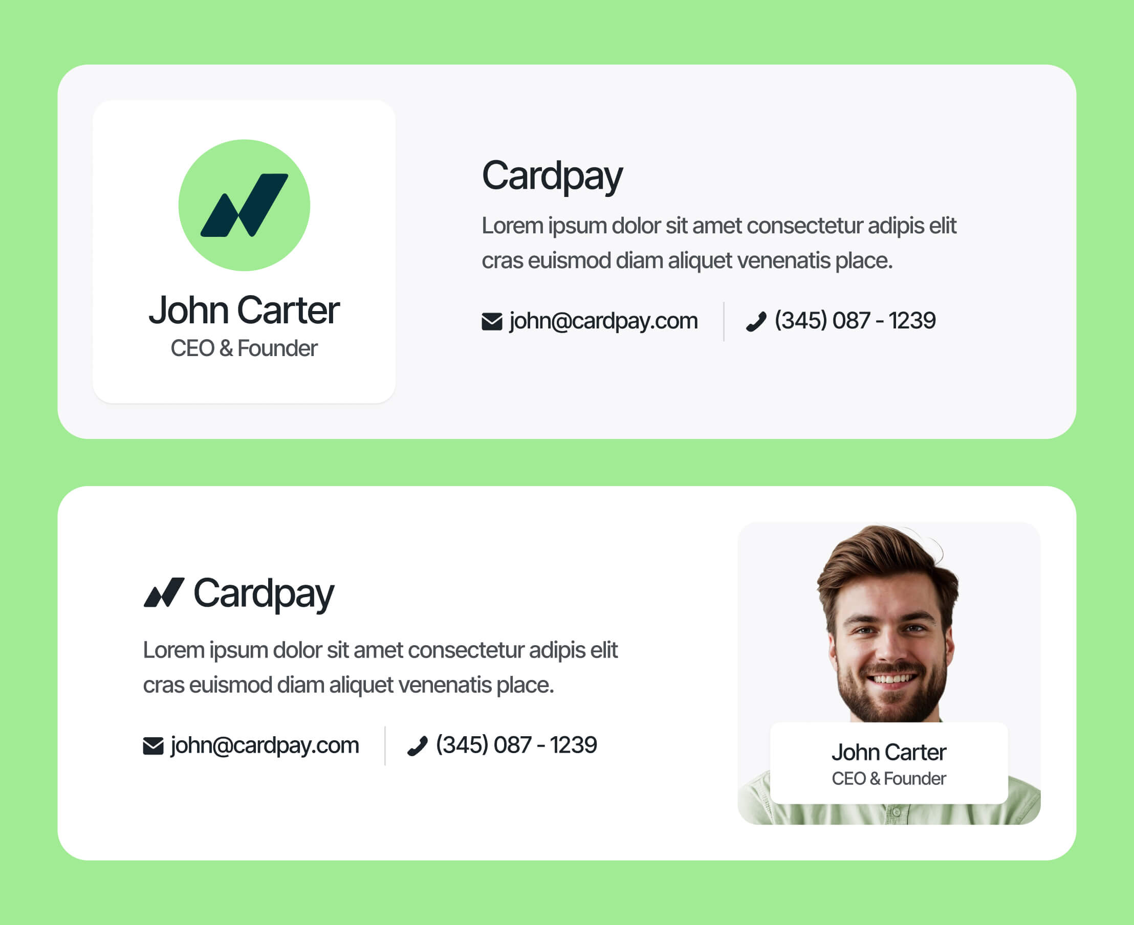 Cardpay - Email Signature Included - Bank Webflow Template