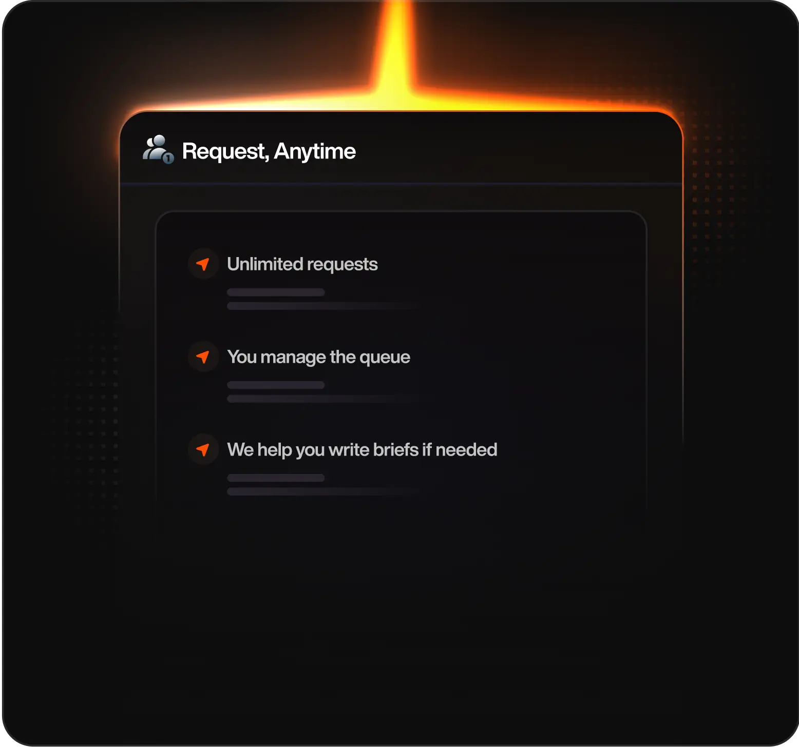 Drop Requests — Anytime, As You Need