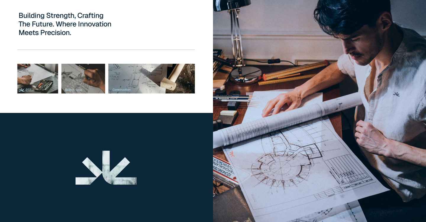 Astrix Builders brand layout