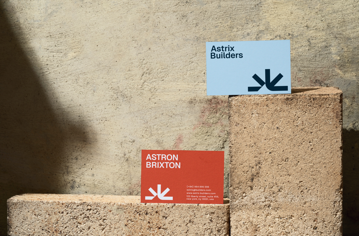 Astrix Builders business cards