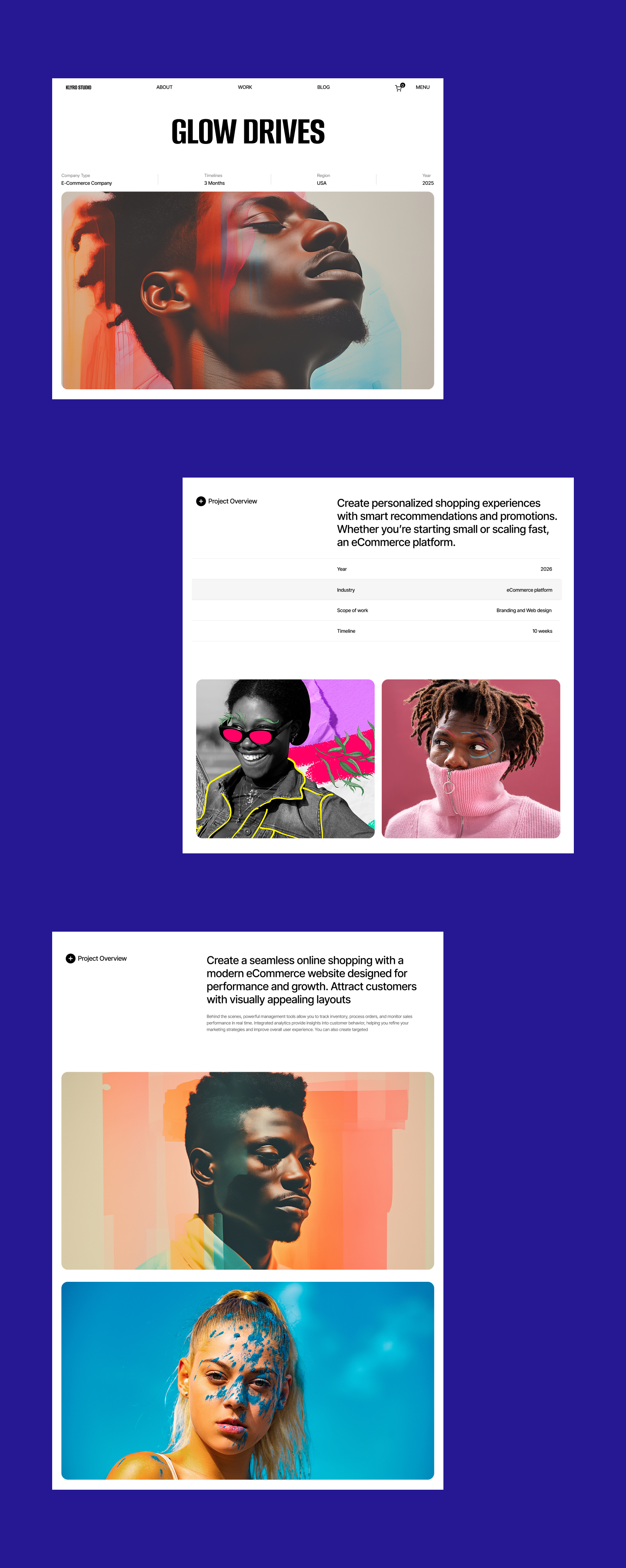 Klyro Studio mobile responsive website