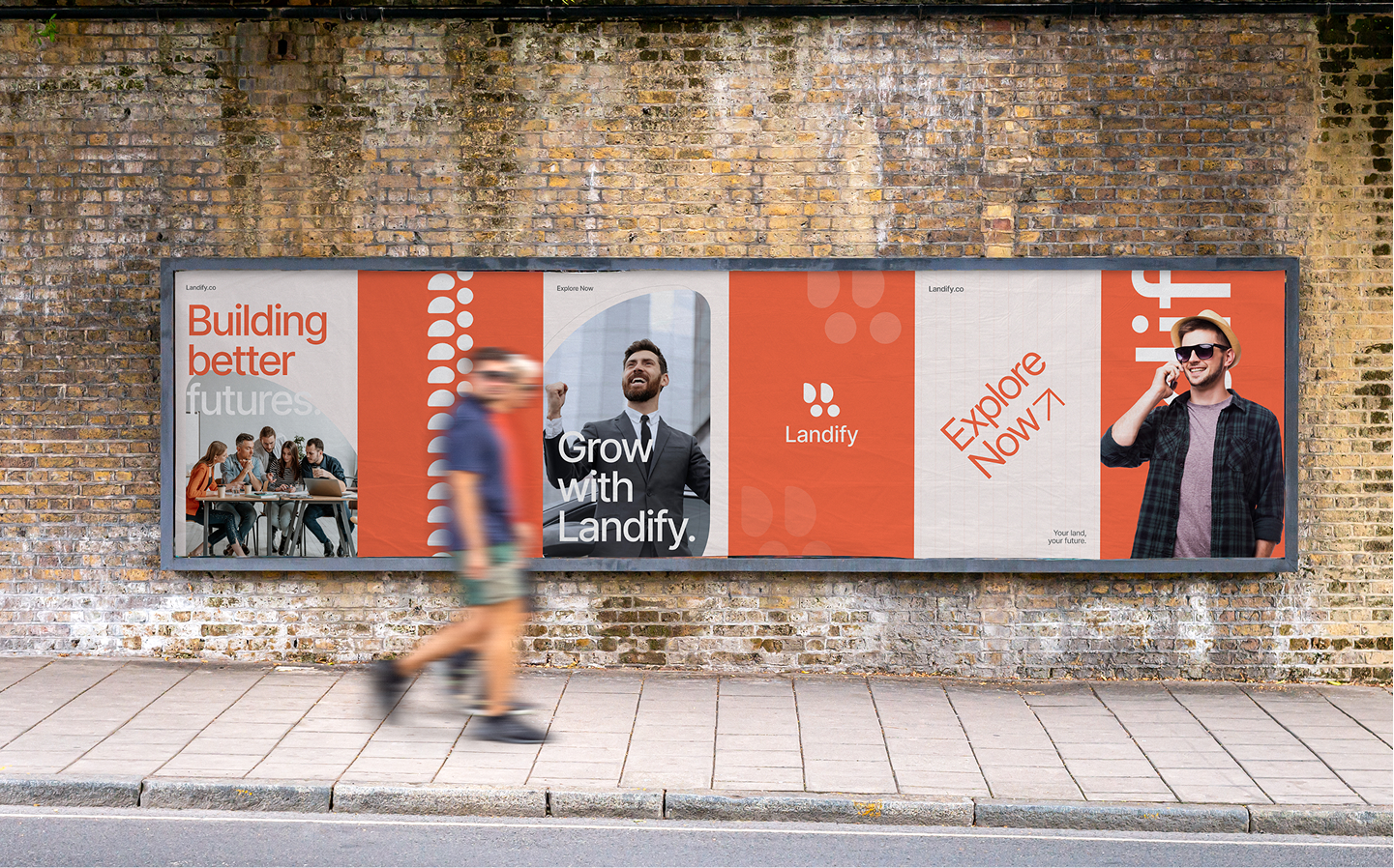 Landify real estate brand billboard campaign