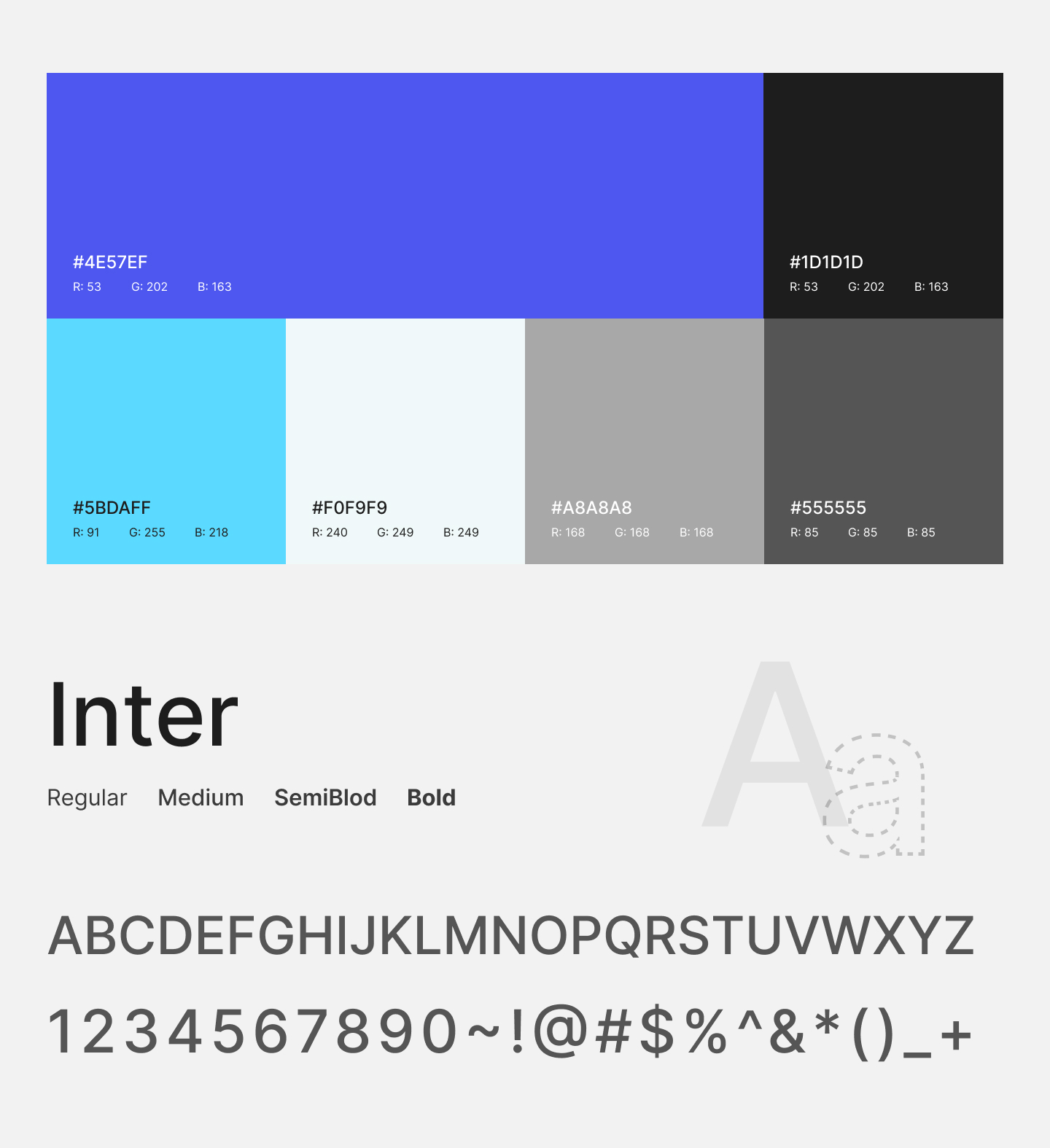 UnifyIQ typography and color system