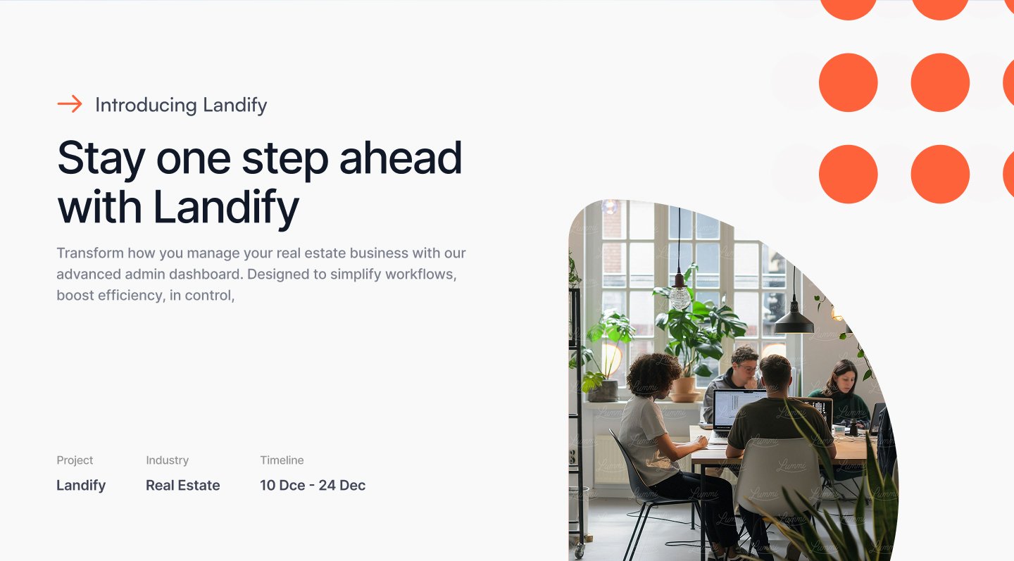 Landify real estate management project overview