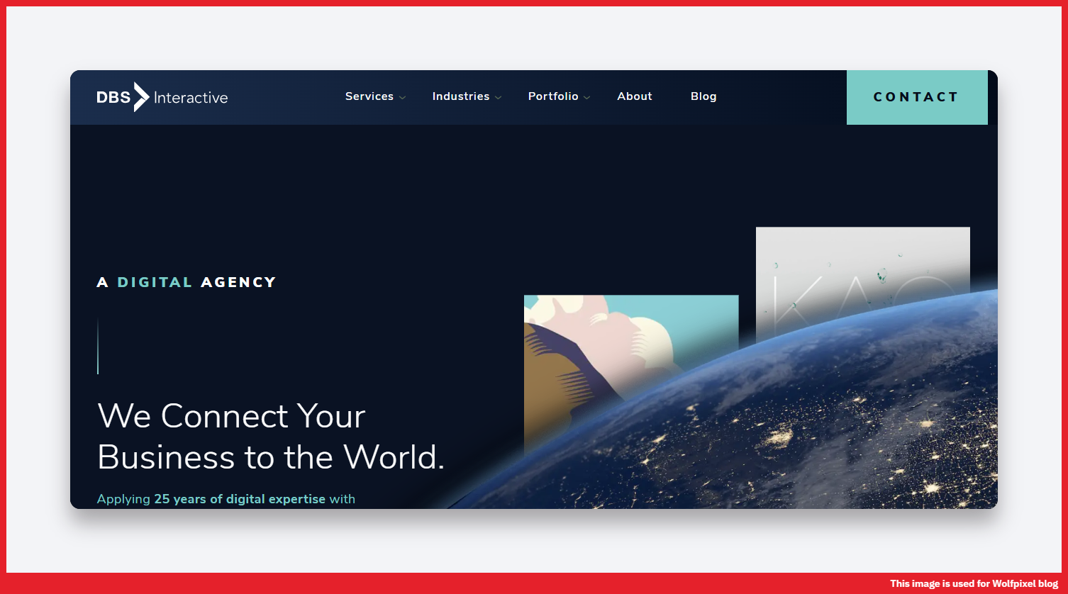 DBS Interactive B2B website example