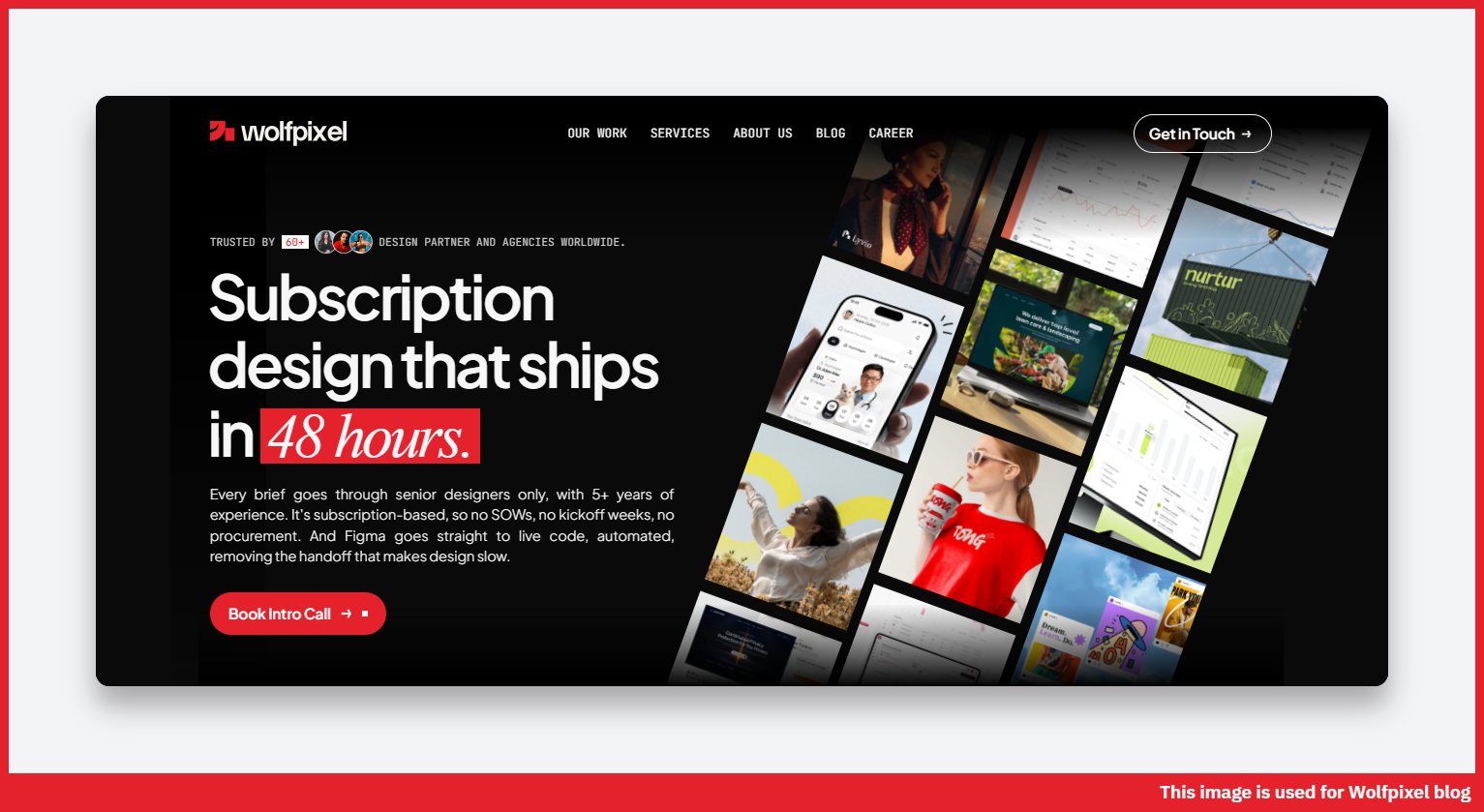 Wolf Pixel website redesign before and after case study