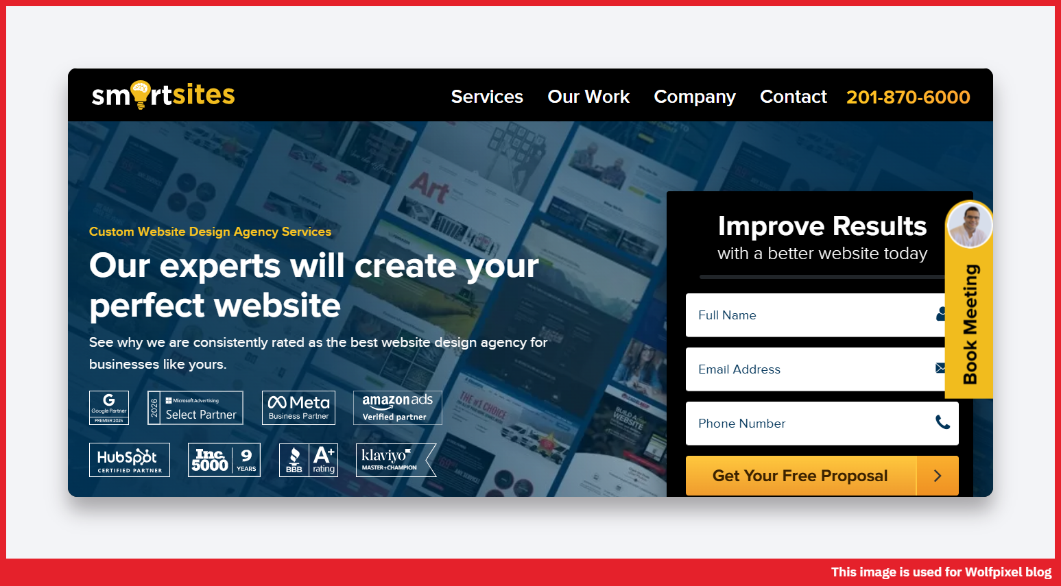 SmartSites website redesign and SEO case study