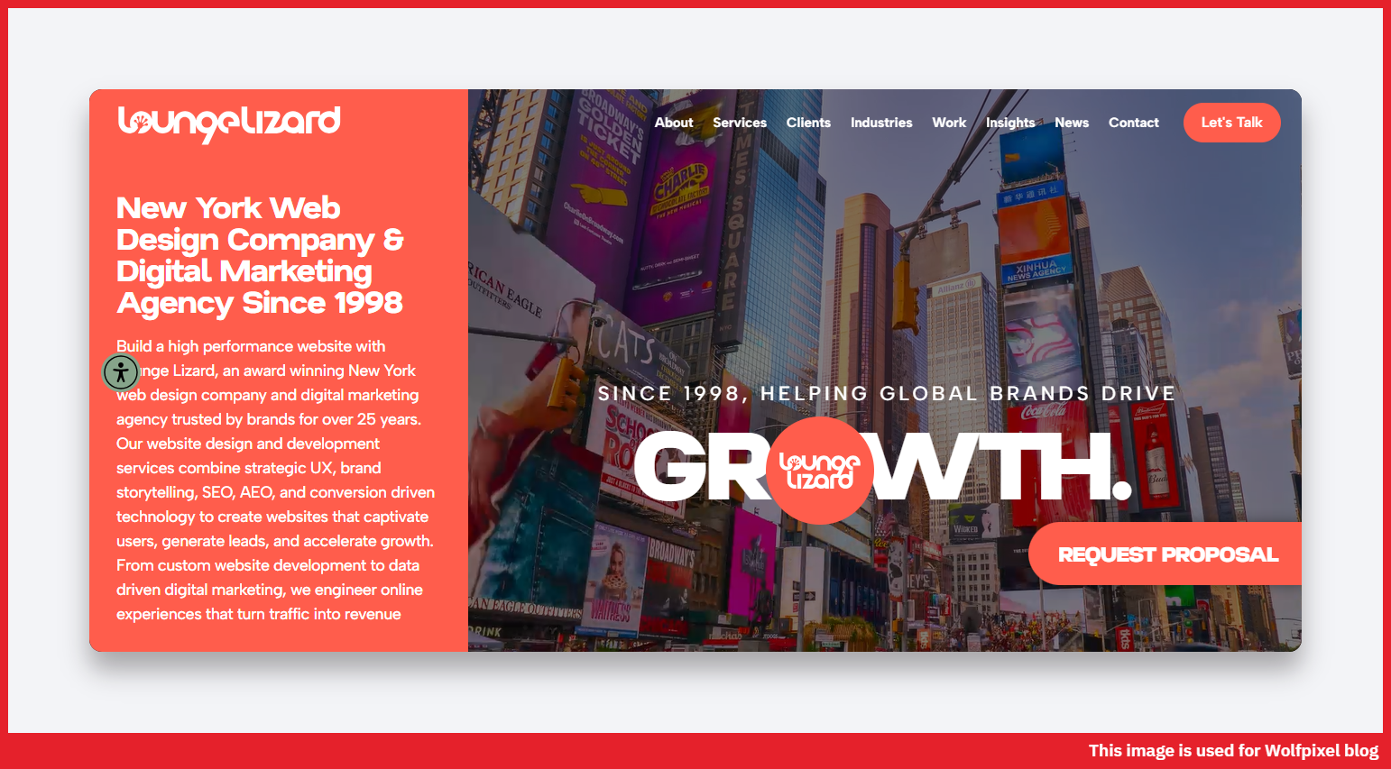 Lounge Lizard full service website redesign case study