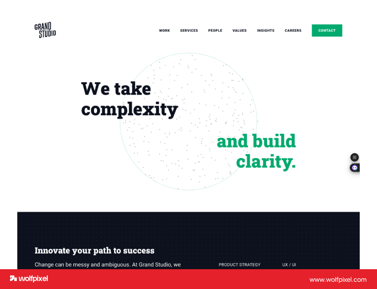 Grand Studio Chicago UX UI case study