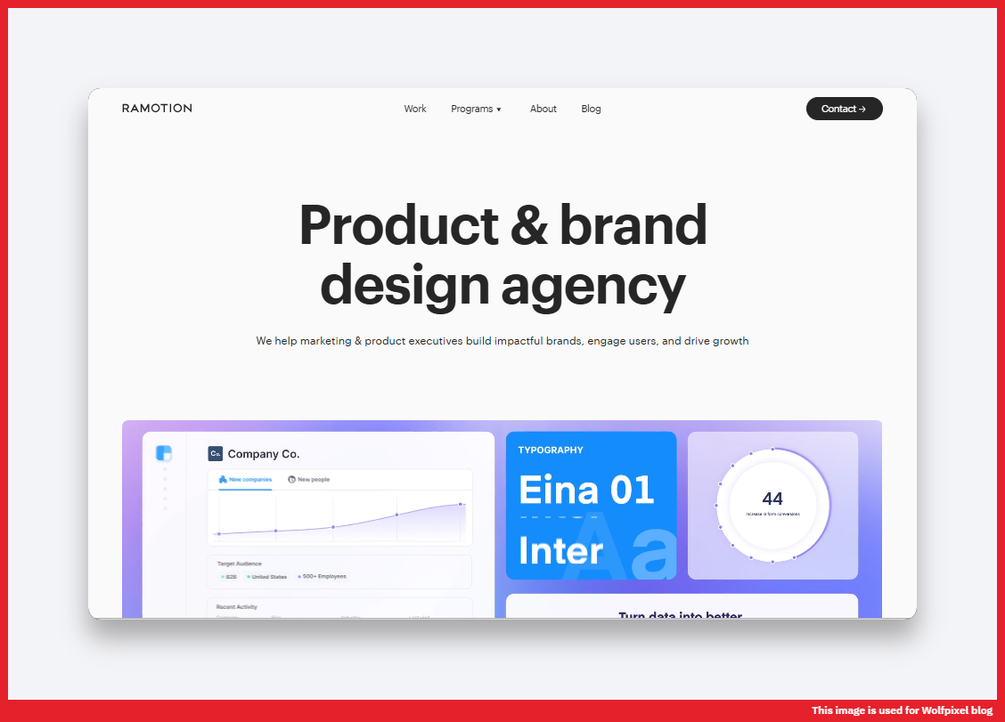 Ramotion brand and product design system case study