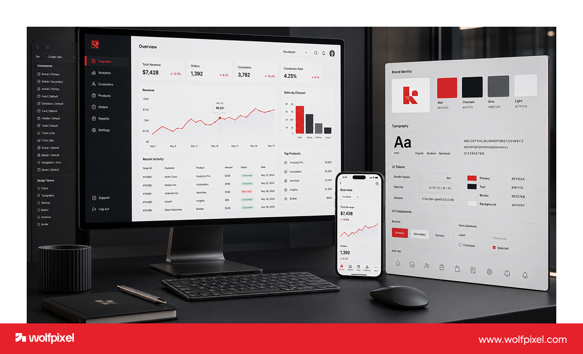Wolfpixel SaaS product design