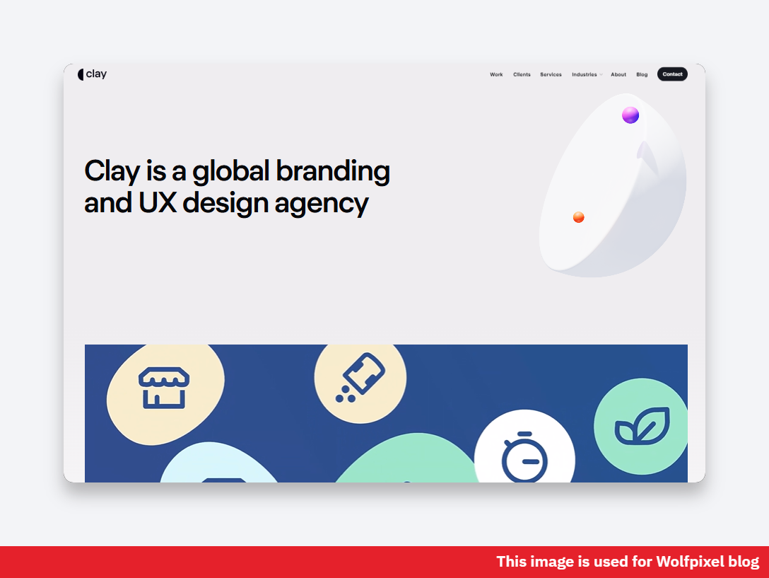 Clay branding and product design agency work example