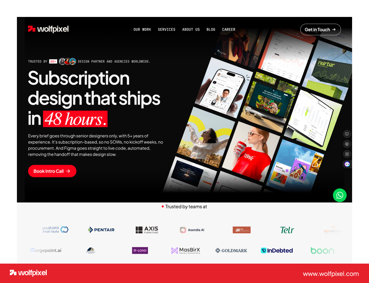 wolfpixel saas ui ux design case study berlin