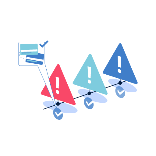 Alert indicating a Luhn check validation
