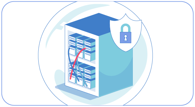 Bordered design with mainframe protected.