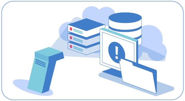 Bordered design for scanning files
