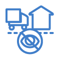 Icon for sensitive data on-premise and in-transit
