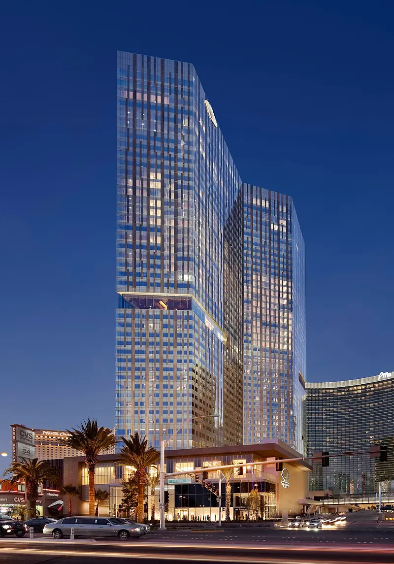 Walkable fire-rated skylight/floor by Greenlite Glass at MANDARIN TOWER, Las Vegas, NV.