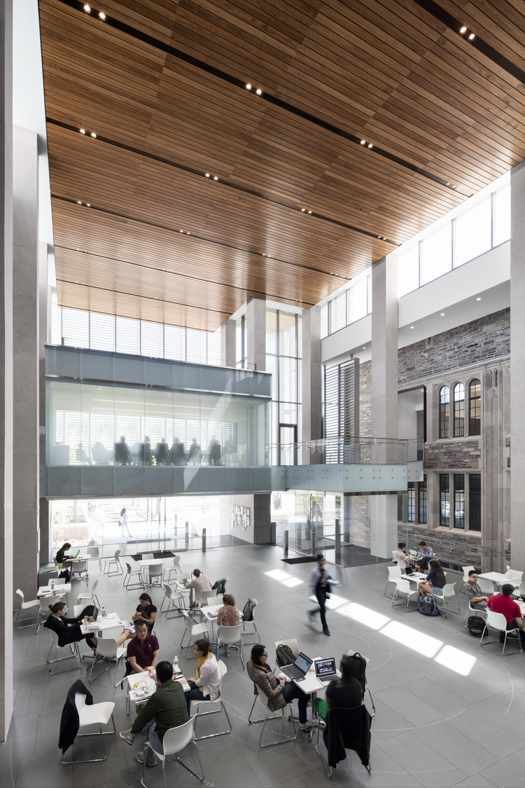 Walkable fire-rated skylight/floor by Greenlite Glass at PRINCETON UNIVERSITY, Princeton, NJ.