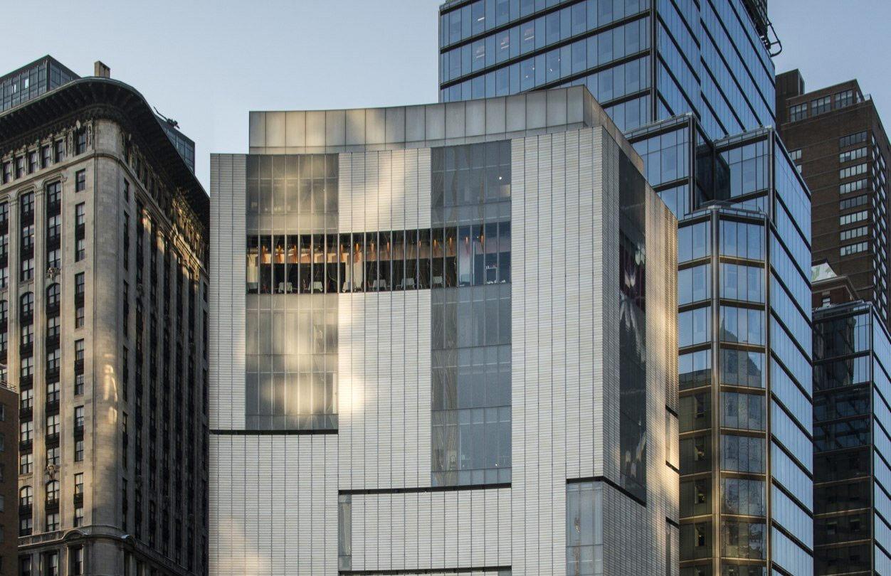 Walkable fire-rated skylight/floor by Greenlite Glass at MUSEUM OF ART AND DESIGN, New York, NY.