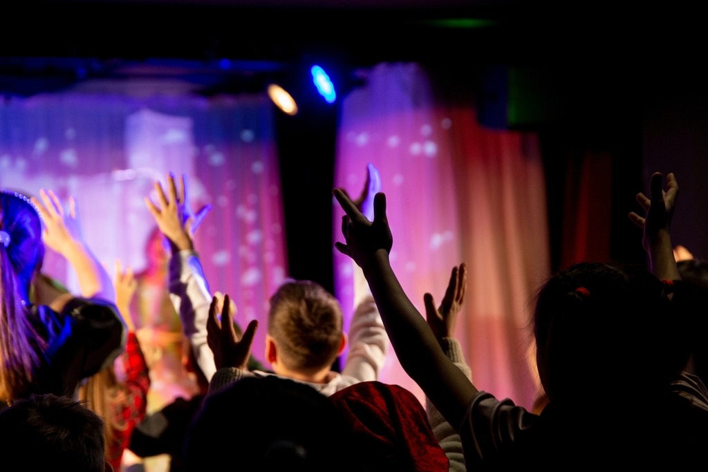 Público em um show de música, democratização do acesso à cultura pelo vale-cultura