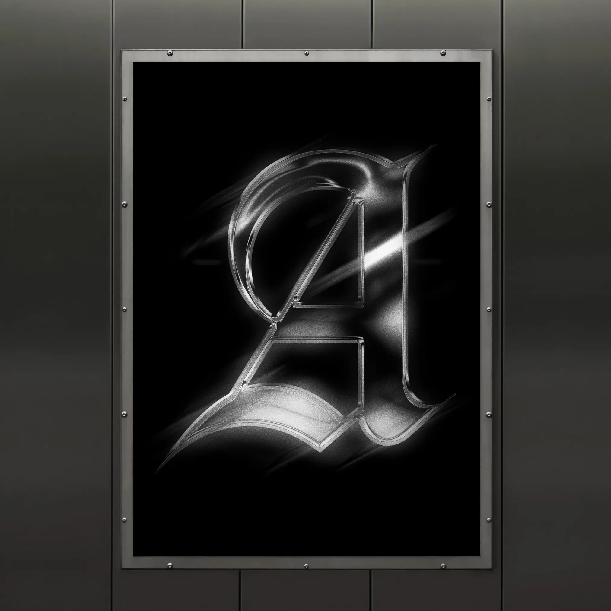 Letter A poster