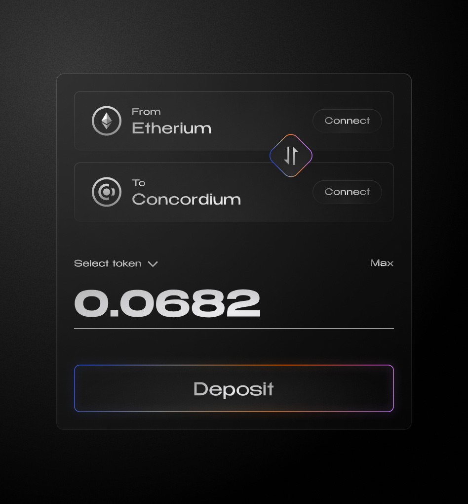 UI for crypto wallet