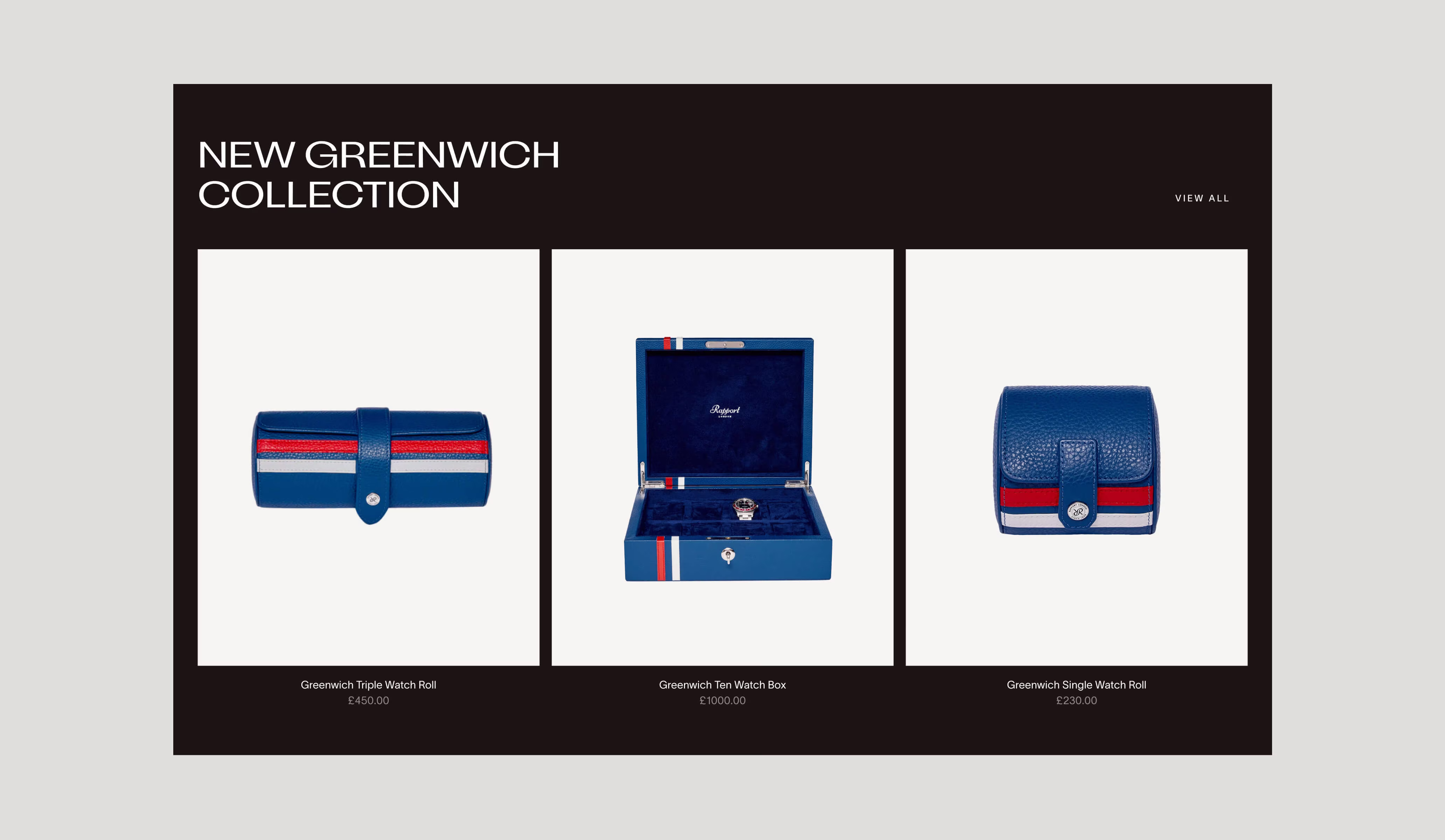 Product lisitng page