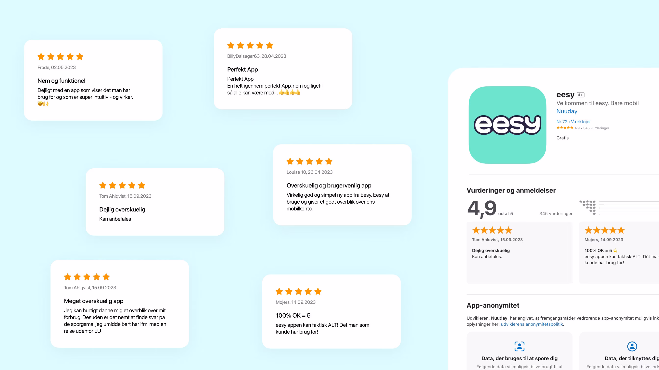 Reviews from apple store