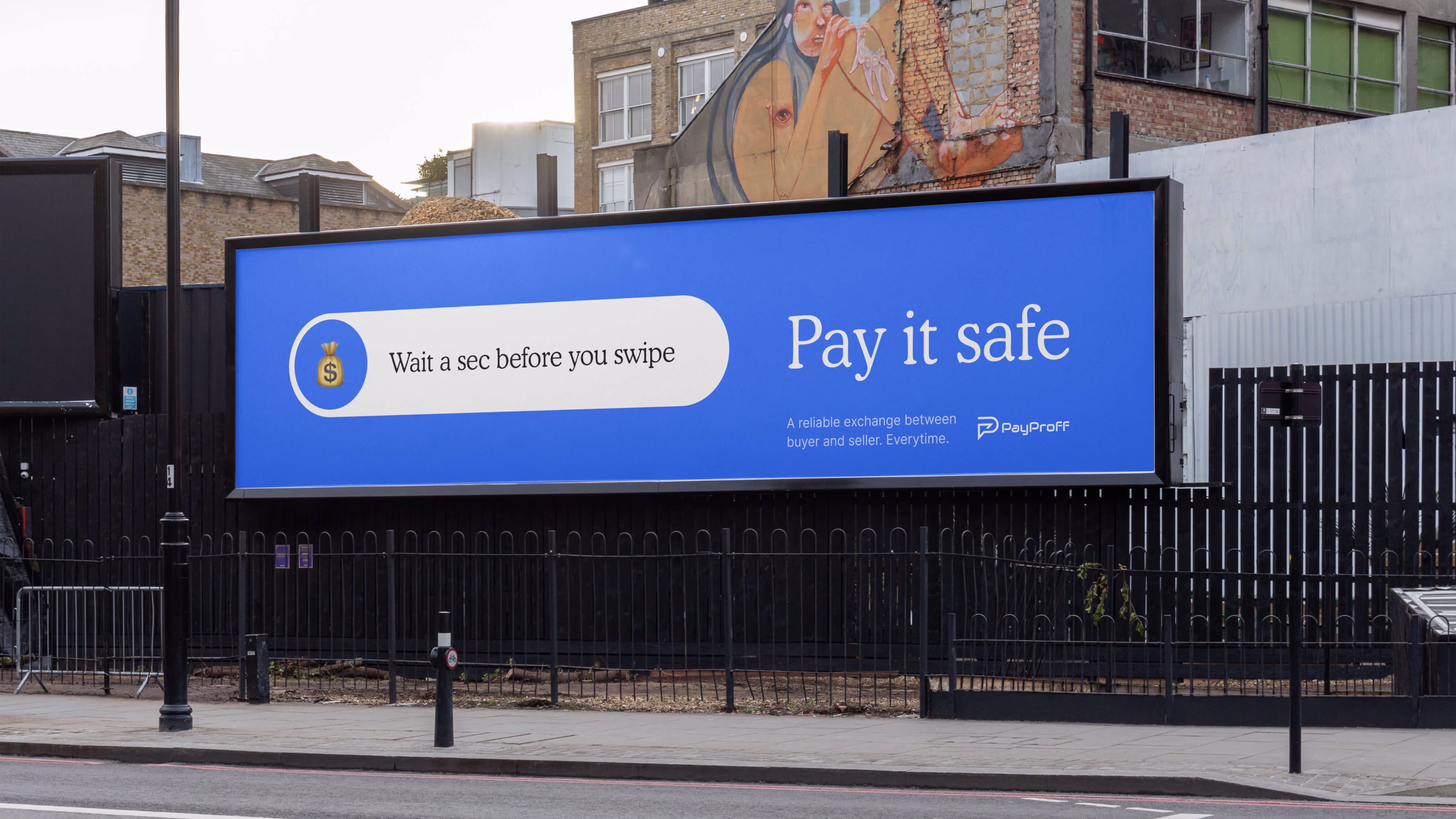 OOH billboard on the street